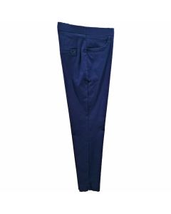 Carla Ferroni Pantalone Georgette Cotone Elasticizzato Donna