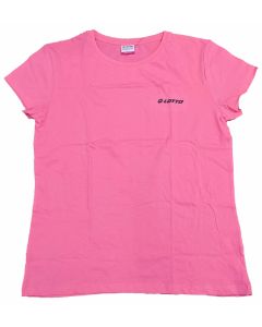 Lotto T-Shirt Girocollo in Puro Cotone Leggero Estivo Donna