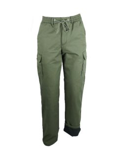 Pantalone Uomo Invernale Con Tasconi Cargo Imbottito Foderato Pile Sea Barrier Jonny