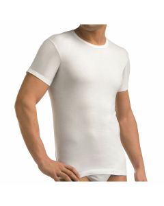 Cagi TShirt Girocollo 71328 Set 1 o 3 Pezzi Mezza Manica Taglia da 10 a 14 in Jersey Rasato Puro Cotone Pettinato Taglie Forti Uomo