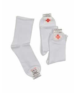 P.R 6 Paia Calze Corte Sanitarie Filo di Scozia Unisex