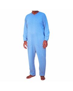 Tutone Sanitario Felpato Set 1 o 2 Pezzi con Zip Dietro la Schiena Modello Invernale Comodo Pratico e Morbido Unisex