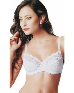 Lepel Reggiseno Belseno Art251 con Balconcino in Pizzo Donna