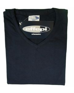 Effepi Set 2 T-Shirt Scollo a V in Puro Cotone Uomo