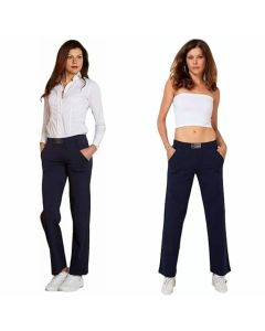 Oxigym Pantalone BL893  Sportivo Casual Da S a 3XL Vestibilità Regolare con Elastico in Vita Donna