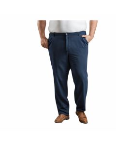 Sea Barrier Pantalone Windol Da 55 a 75 Set 1 o 2 Pezzi  Cotone Elasticizzato Modello Chinos Regolare Morbido Casual Taglie Forti Uomo