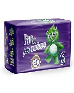 PILLO XL Taglia 6 (2 confezioni da 40) 80 pannolini