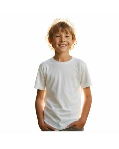 Leable 3 Pezzi Maglia Manica Corta 1431 1432 Girocollo in Puro Cotone Morbido Mako Da 2 a 14 Anni Made in Italy Bambino