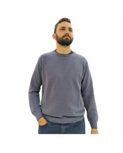 Re Del Mare Maglione In Puro Cotone Nido Ape Casual Modello Traspirante Morbido Leggero Uomo