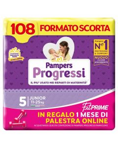 Pampers Progressi Taglia 5 Da 108 Pannolini 11 25KG