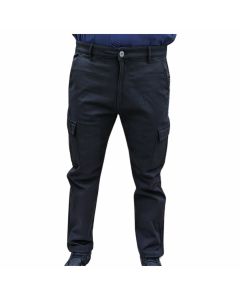 Mastino Pantalone Confortevole Termico  Cargo Imbottito con Pile H022 Caldo Uomo