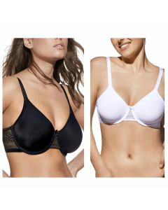 Selene Reggiseno Giovanna Coppa C Set da 1 o 2 Pezzi Fascia in Prezioso Pizzo Con Ferretto Senza Imbottitura Donna