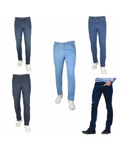 SeaBarrier Jeans Denim da 48 Fino 62 Leggeri Elasticizzati 5 Tasche Morbidi Uomo