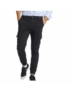 JackJones Pantalone Cargo 39912 Modello Slim Fit in Cotone Elasticizzato Con Polsino Uomo