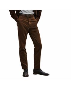 Bianchi Pantalone in Velluto Duca Visconti di Modrone Set 1 o 2 Pezzi da Taglia 48 a 62 Modello in Morbido Cotone a Coste Larghe Drop 4