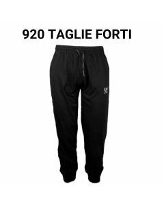 Be Board Pantalone Leggero con Polsino 920 Tg 3XL a 9XL in Puro Cotone Morbido Leggero Set da 1 o 3 Pezzi Ideale per Fitness Palestra e Tempo Libero Con Coulisse in Vita Uomo Taglie Forti