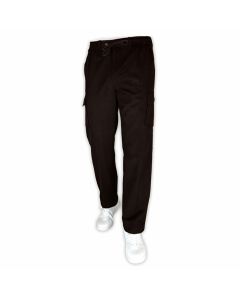 Sea Barrier Pantalone Taglie Forti Fino 7XL  Jaco Stretch Modello Cargo Elasticizzato in Cotone con Tasconi Laterali e Coulisse in Vita Uomo