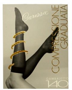 Set 3 Paia Gambaletto Compressione Graduata Elly Carezza 140 Den